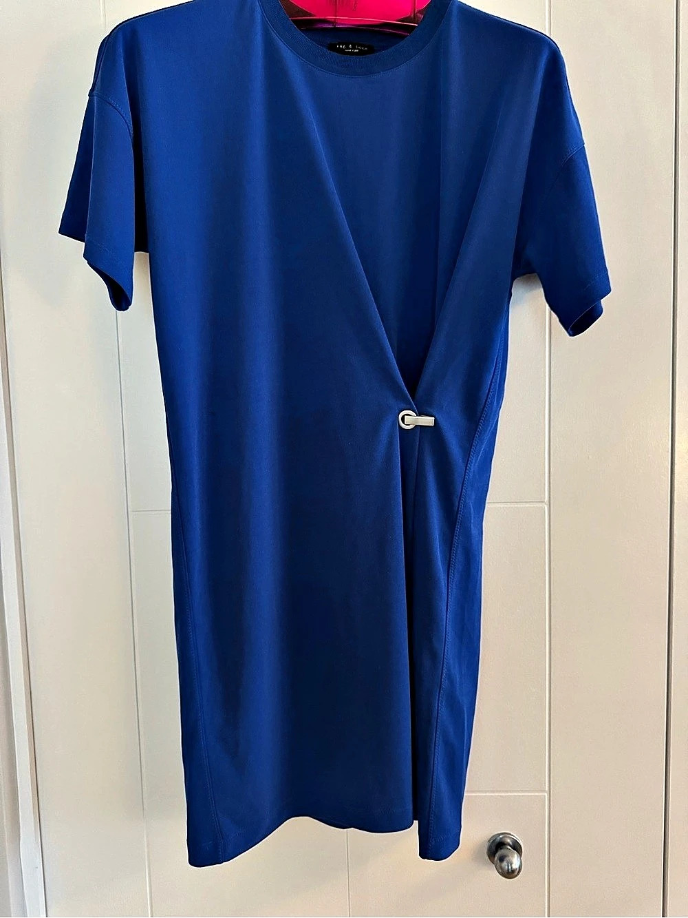 Rag & Bone Eden Cobalt Blue Mini Dress Cobalt Blue Color - Size Medium